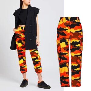 OFF-WHITE ℅ VIRGIL ABLOH Camo Cargo Pants IT 36 US 0